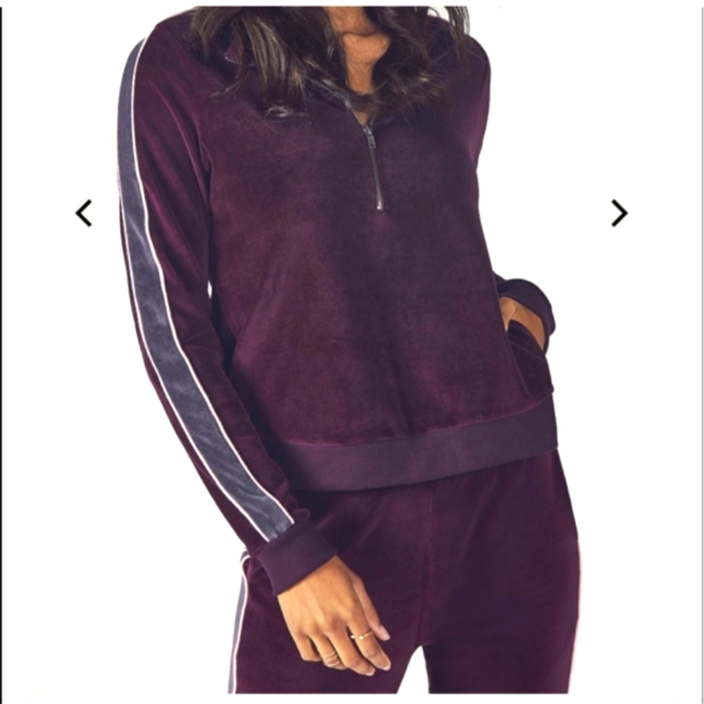 Fabletics vintage velour tracksuit size 1X